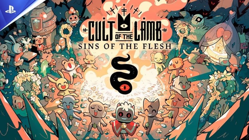 Cult of the Lamb - Sins of the Flesh - Trailer de la date de sortie | PS5, PS4