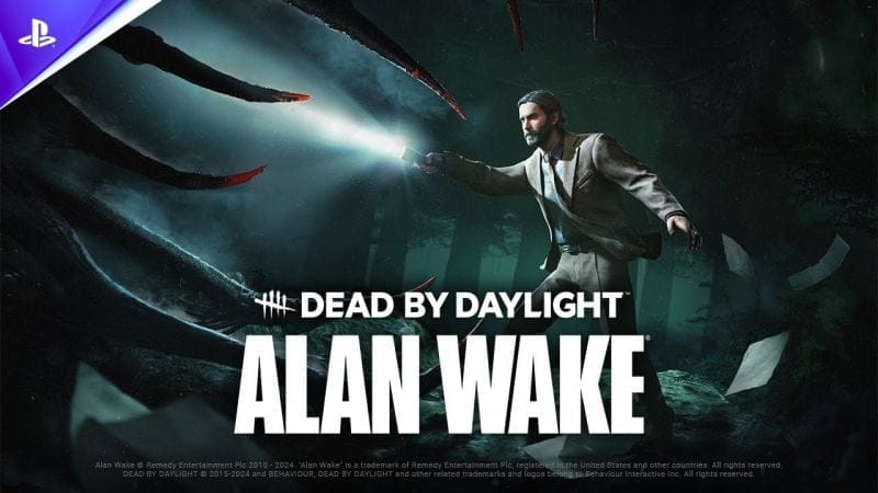Dead by Daylight - Trailer du nouveau personnage : Alan Wake | PS4, PS5