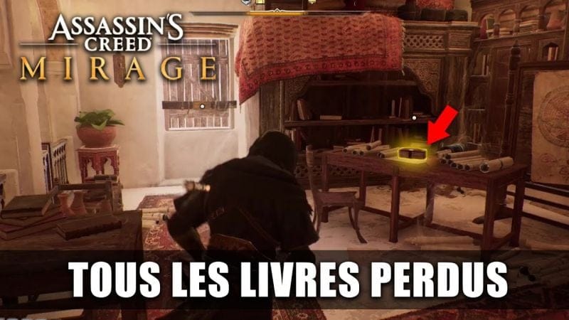 Assassin's Creed Mirage : Tous les LIVRES PERDUS (Emplacements) + Livre Secret ! (Érudit)  🏆