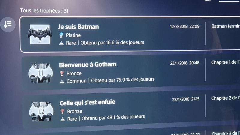 Platine 28 Batman