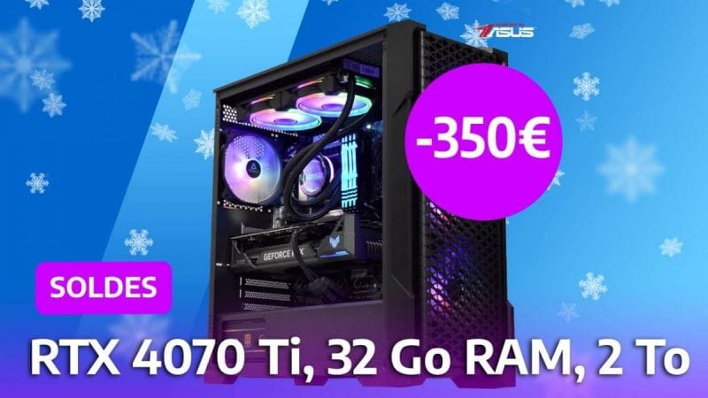 À moins 350€, ce PC gamer fixe monté par Cybertek nous a convaincu avec sa RTX 4070 Ti et son processeur Intel i7-13700KF