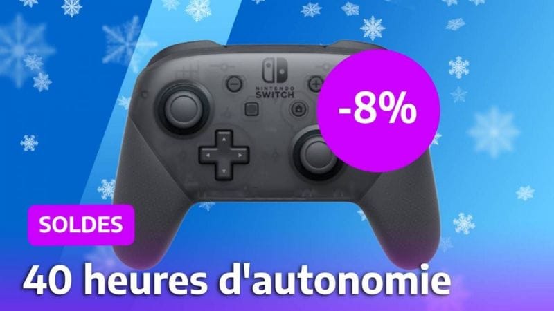 La meilleure manette de jeu pour jouer sur Nintendo Switch est disponible en promotion pendant les soldes, et c’est rare !