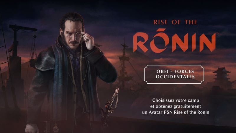 Code des 6 avatars gratuits de Rise of the Ronin ! 🎁