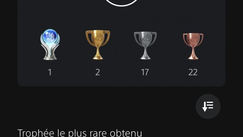 Trophée Platine