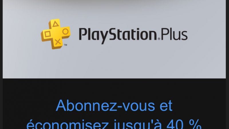 Offre Personnalisée - 33 à 40% sur les abonnements PS+ Extra et Premium