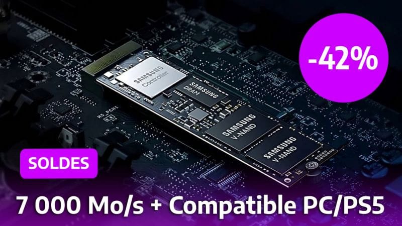 Si vous avez une PS5 et/ou un PC gaming, sachez que le SSD 2 To Samsung 980 Pro est LE produit immanquable des soldes 2024