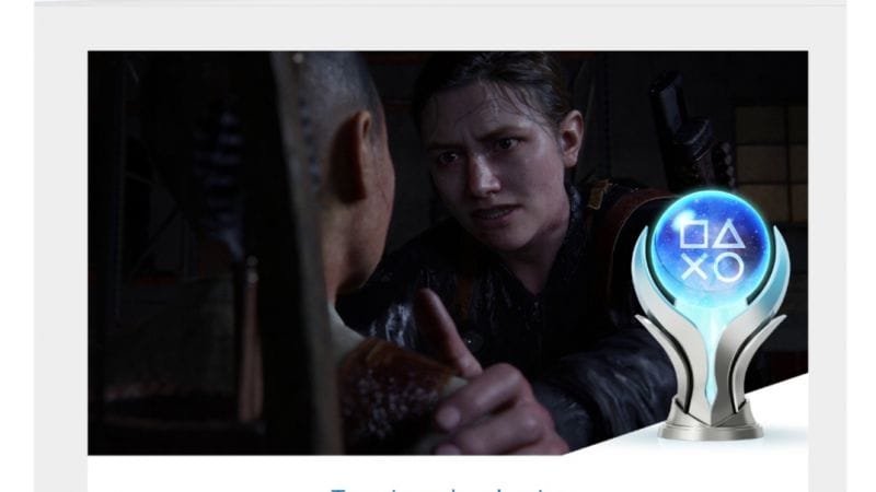 Mon Platine #67 The Last of Us Part II Remastered.