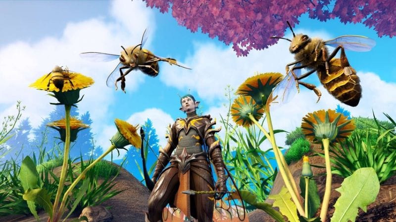 Smalland : Survive the Wilds concurrence Grounded dans la survie taille rikiki