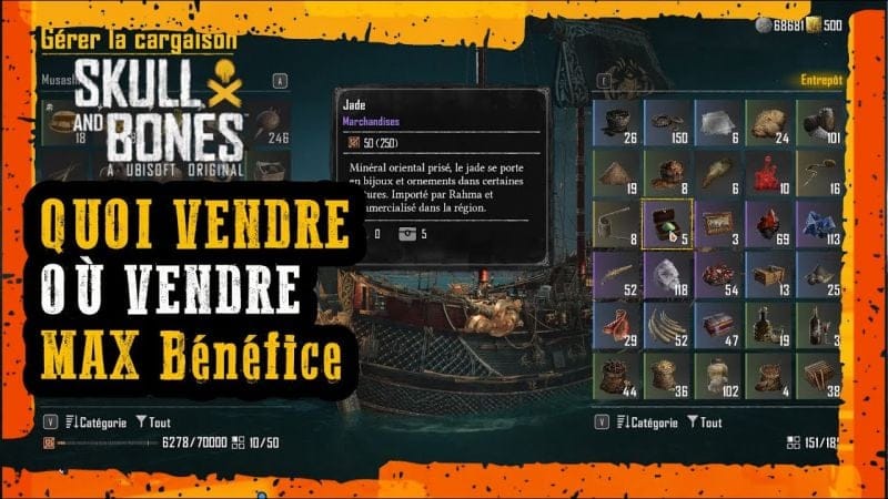 [SKULL & BONES] À qui vendre notre inventaire et quoi vendre 💰💰🏴‍☠️