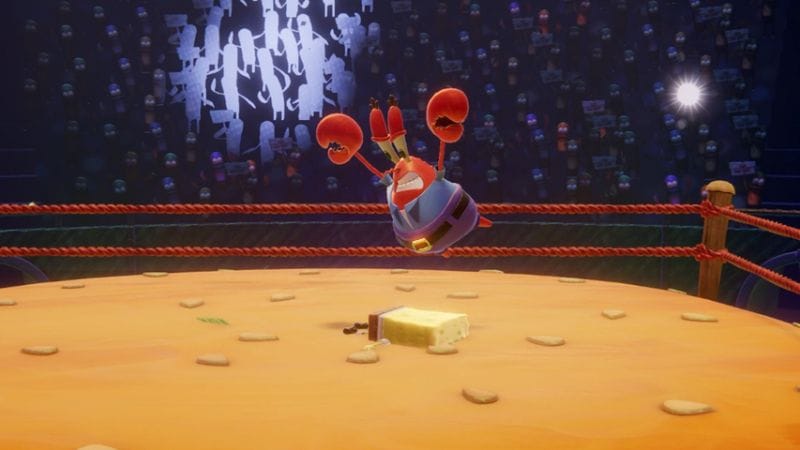 Nickelodeon All-Star Brawl 2 en pince pour M. Krabs