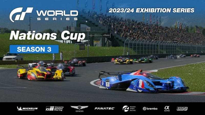 Début de la saison 3 des Exhibition Series de la "Gran Turismo World Series" Nations Cup 2023/24 - Mode Sport - Gran Turismo 7 - gran-turismo.com