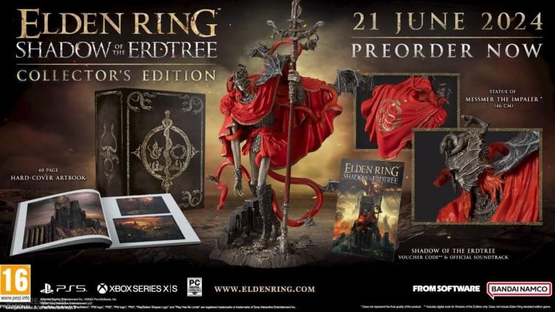Elden Ring L'édition collector de Shadow of the Erdtree te coûtera 250 $.
