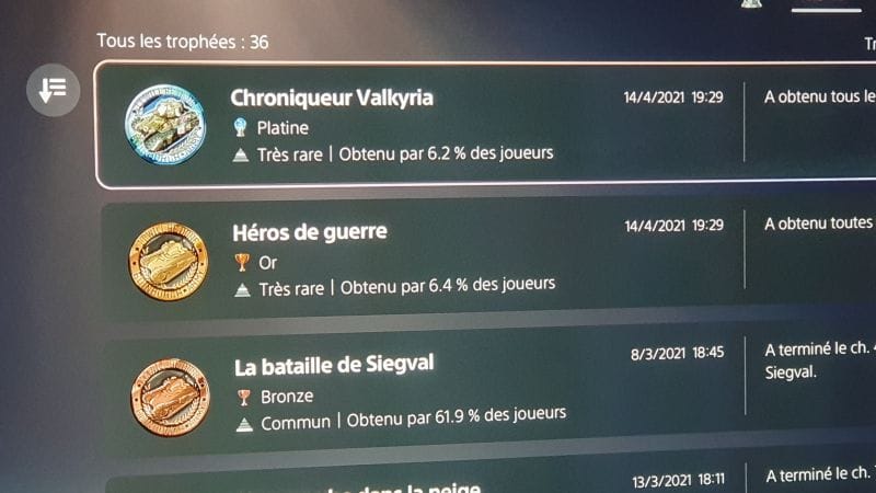 Platine 31 Valkyria Chronicles 4