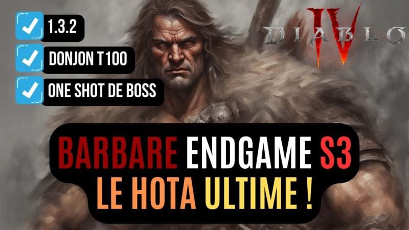 Le Build Du Barbare Marteau Des Anciens Qui Élimine Le Endgame En Un Seul Coup !