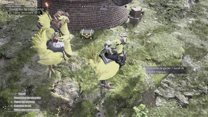 Cache aux trésors Colline du Vent verdoyant FF7 Rebirth : où trouver les coffres dans La Prairie ?