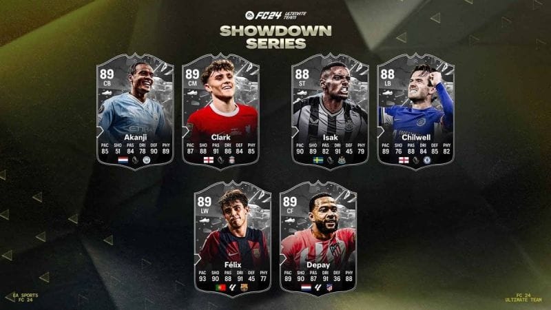 Remportez des cartes gratuites via l'Evénement Showdown sur FC 24 centré sur les DCE !