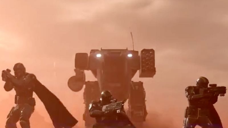 La manière dont les méchas sont arrivés dans Helldivers 2 est brillante