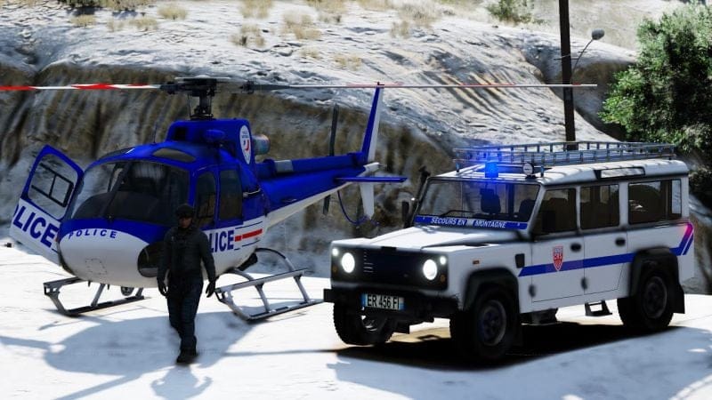 [GTA 5] PATROUILLE AVEC LES CRS EN 4X4 DANS LA MONTAGNE  | LSPDFR #1082