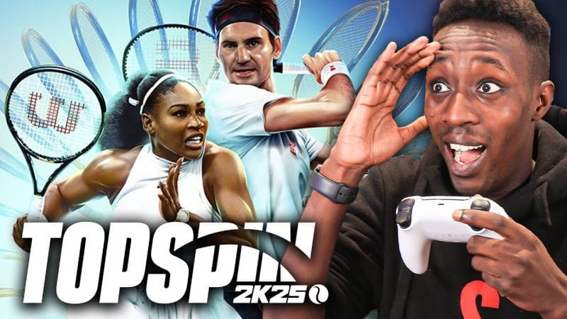 J'ai joué à TOP SPIN 2K25 sur PS5 ! 😍 Je me suis RÉ-GA-LÉ !