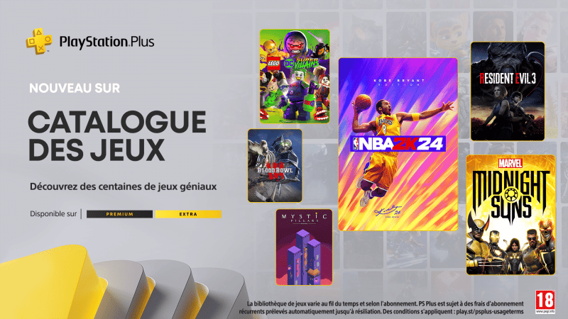 Catalogue des jeux PlayStation Plus pour mars : Marvel’s Midnight Suns, Resident Evil 3, Mystic Pillars: Remastered et bien d’autres