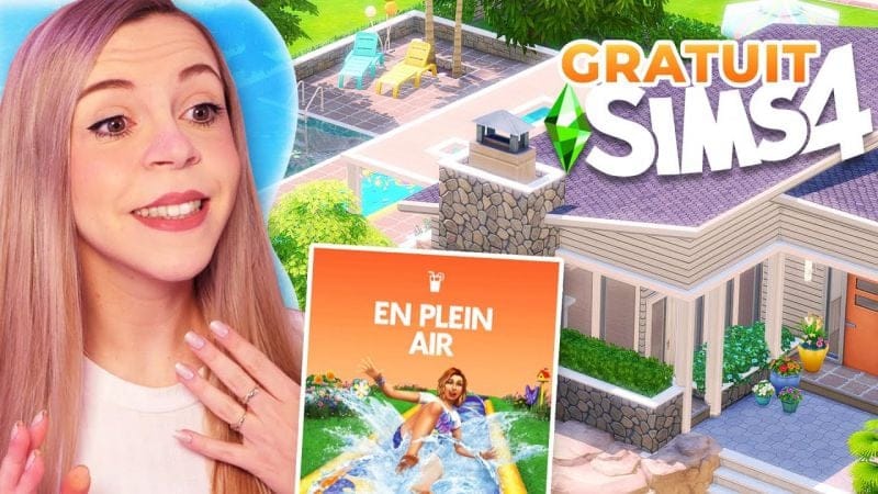 Je crée une maison avec le kit gratuit SIMS 4 ! 🎉