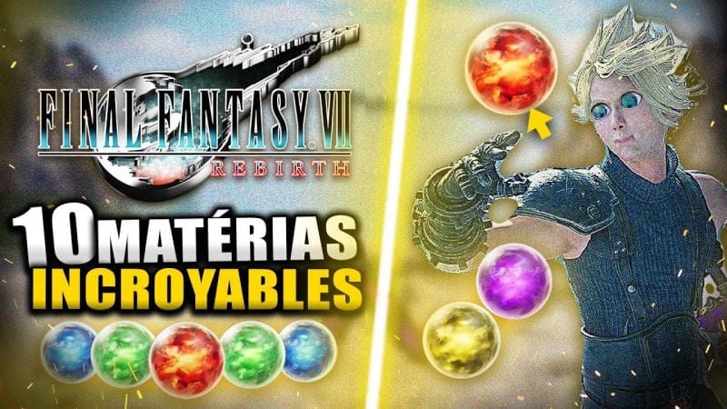 Final Fantasy VII Rebirth : Les MEILLEURES MATERIA du Jeu (INCROYABLE) FF7 Astuces