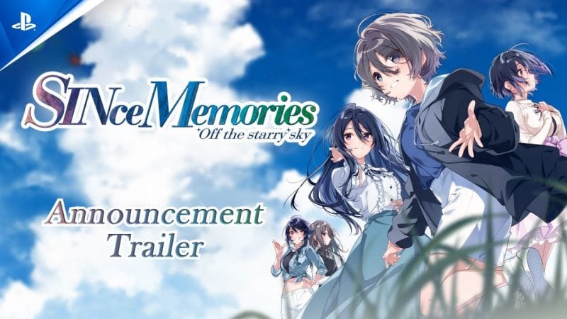 SINce Memories: Off The Starry Sky - Announcement Trailer | PS4 Games