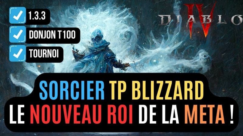 Le Nouveau Build Sorcier Téléportation Blizzard Qui Détruit La Meta Du Tournoi Et Le Endgame !