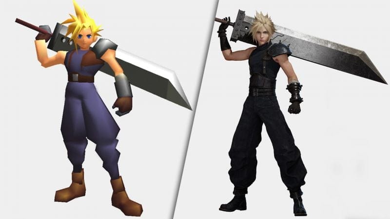 Final Fantasy VII Rebirth : du jeu original au remake, découvrez l’évolution des polygones des personnages, des monstres et autres modèles