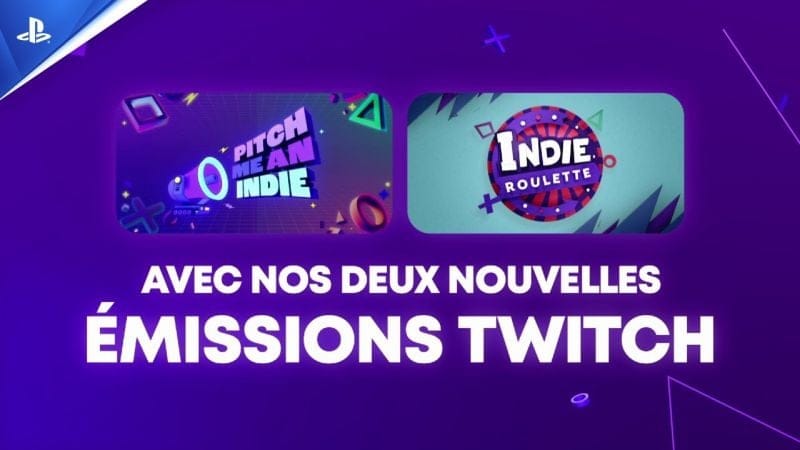 PlayStation Indies - Nouvelles émissions Twitch pour les jeux indés