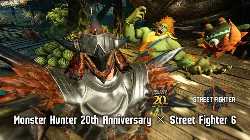 Street Fighter 6 - Trailer de Collab' Monster Hunter 20ème Anniv' - PS5, PS4, XS X|S et PC (Steam)