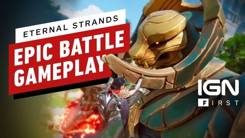 Eternal Strands : Premier aperçu d'un combat contre l'un des grands boss de ce jeu d'action en vidéo