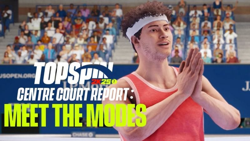 TopSpin 2K25 : Le jeu de tennis de Hangar 13 et 2K Games nous présente ses modes de jeu dans un nouveau trailer