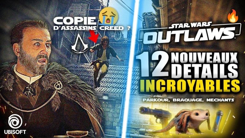 Star Wars Outlaws : 12 SECRETS Cachés dans le NOUVEAU Trailer 🔥 (Parkour, Braquage, Méchants)