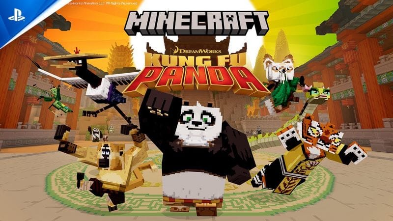 Minecraft - Kung Fu Panda Launch Trailer | PS4 Games