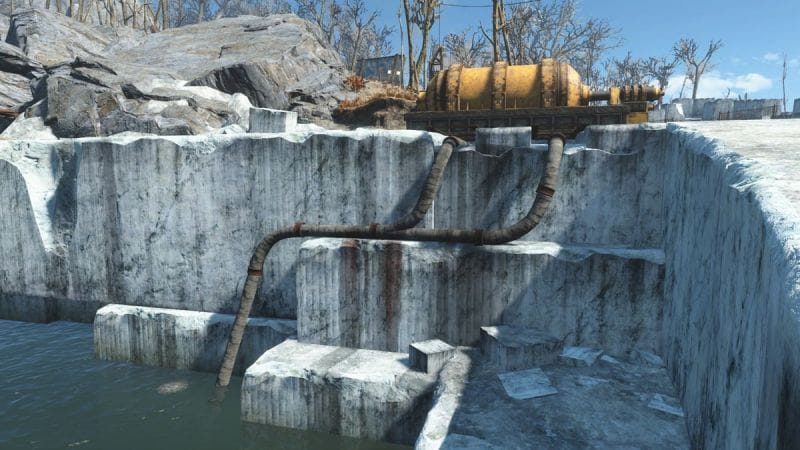 Coup de pompe Fallout 4 : Comment réparer les tuyaux sous l'eau ?