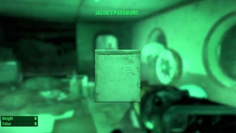 Mot de passe de Jacob Fallout 4 : Comment l'obtenir ?