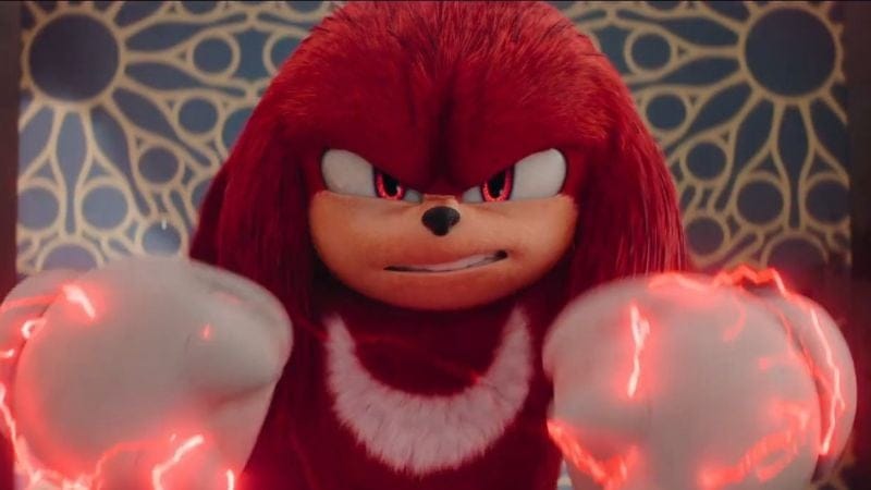 Regarde un combat important sur Knuckles