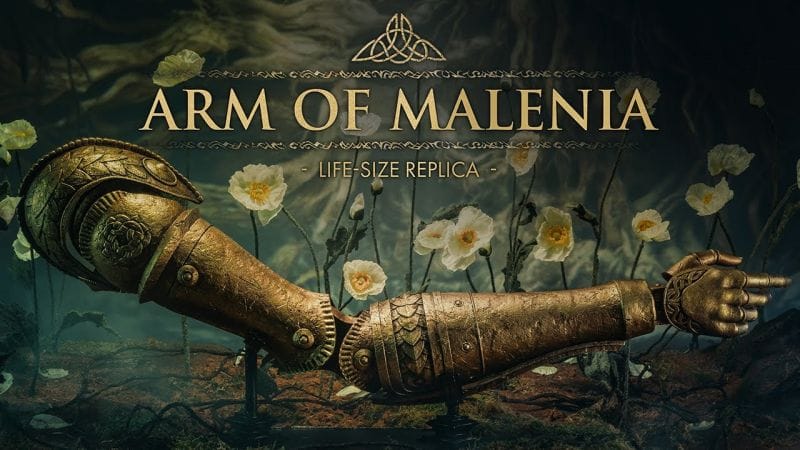Elden Ring : Vous pouvez vous offrir le bras de la terrible Malenia en taille réelle grâce à une reproduction de PureArts