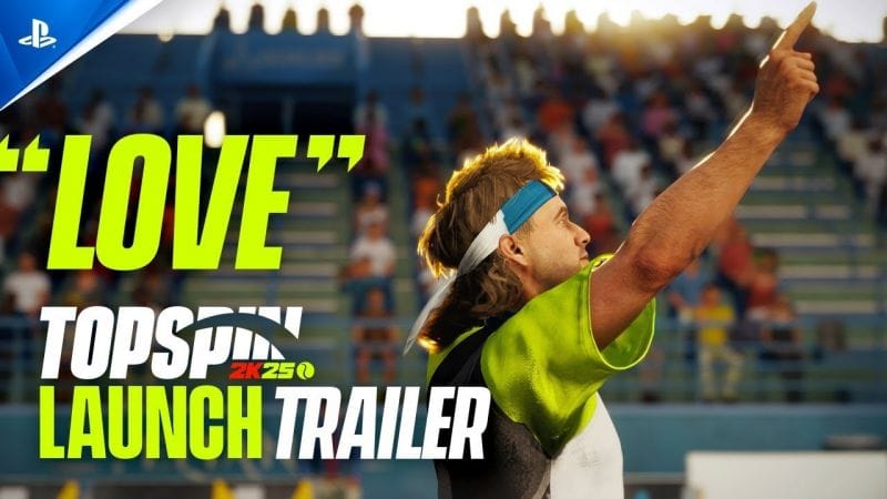 TopSpin 2K25 - Trailer de lancement | PS5, PS4