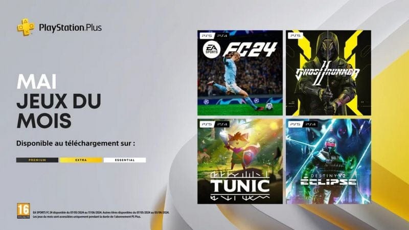 PlayStation Plus : Les jeux du mois de Mai 2024 | News  - PSthc.fr