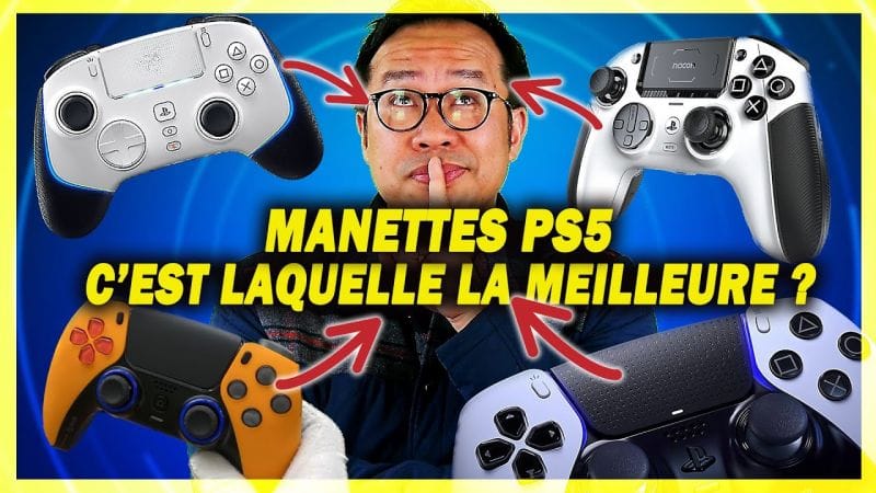 MANETTES PS5 : comparatif + avis + prix, laquelle est la meilleure ? 🤔