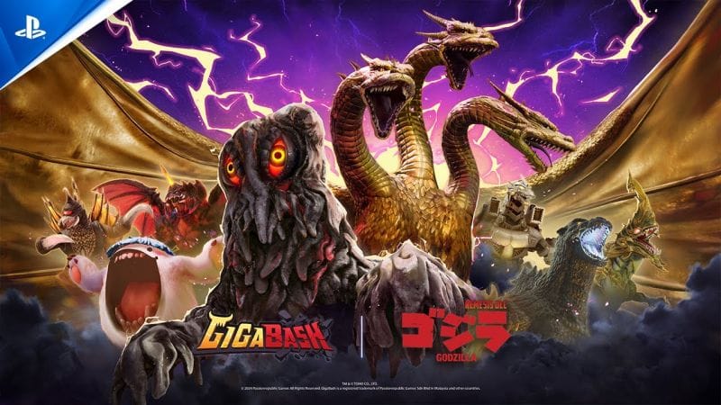 GigaBash - Godzilla: Nemesis 2 Kaiju Pack DLC Trailer | PS5 & PS4 Games