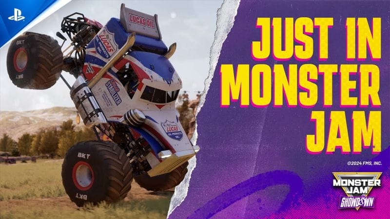 Monster Jam Showdown - Just in Monster Jam Trailer | PS5 & PS4 Games