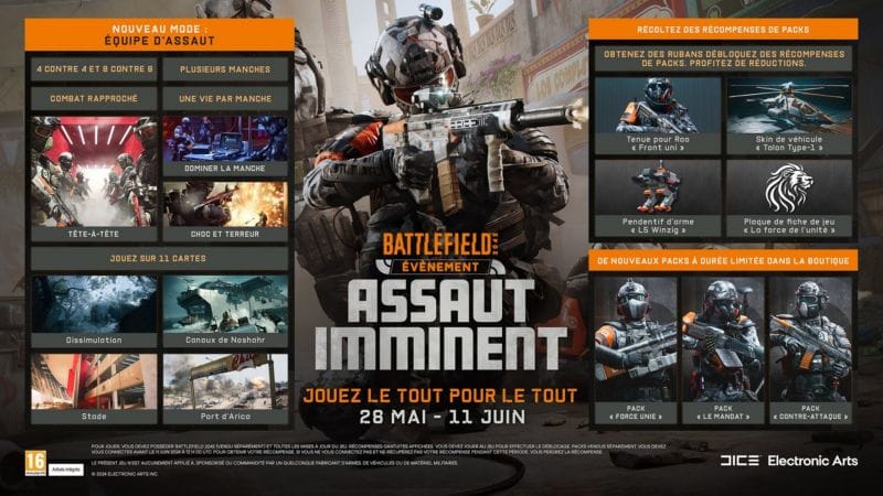 Battlefield 2042 annonce l’évènement à durée limitée « Assaut imminent » | News  - PSthc.fr