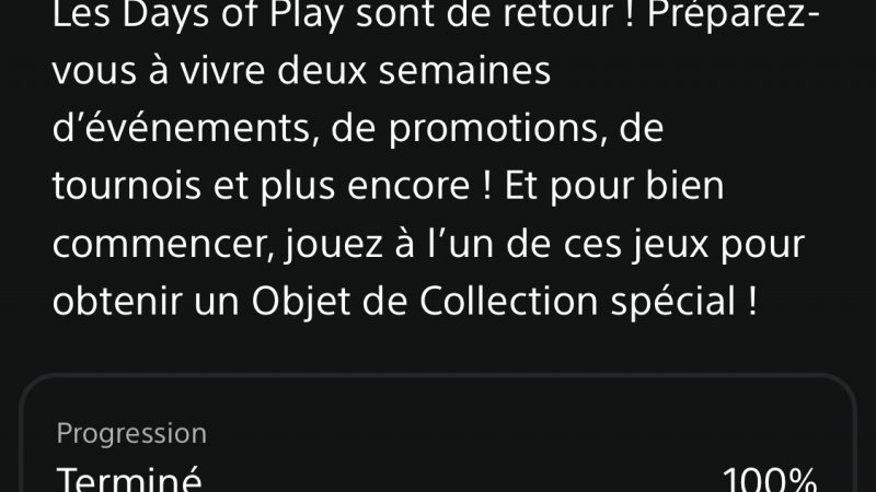 Le jour du jeu