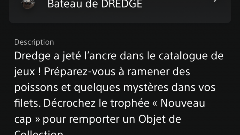 Un OVVV à gagner contre un trophée