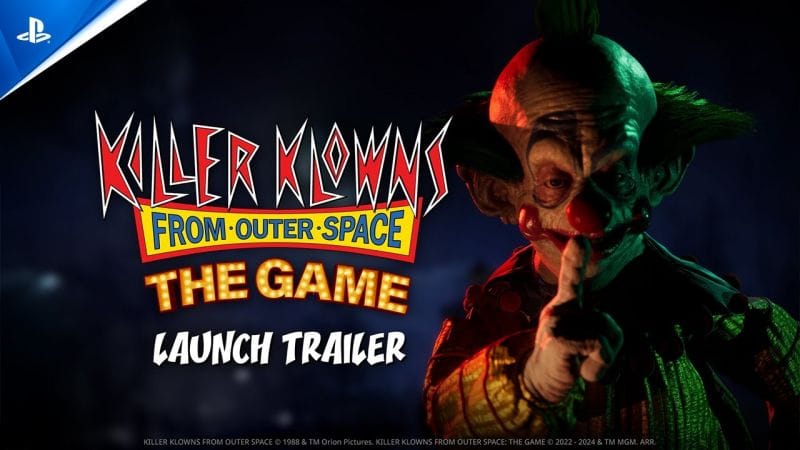Killer Klowns From Outer Space: The Game - Launch Trailer | PS5 Games