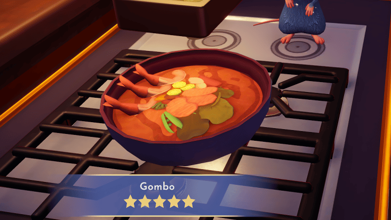 Gombo Disney Dreamlight Valley : comment préparer cette recette 5 étoiles ?