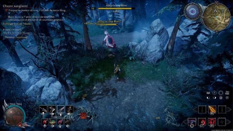 V Rising (PS5) Sang V - Alpha le loup blanc